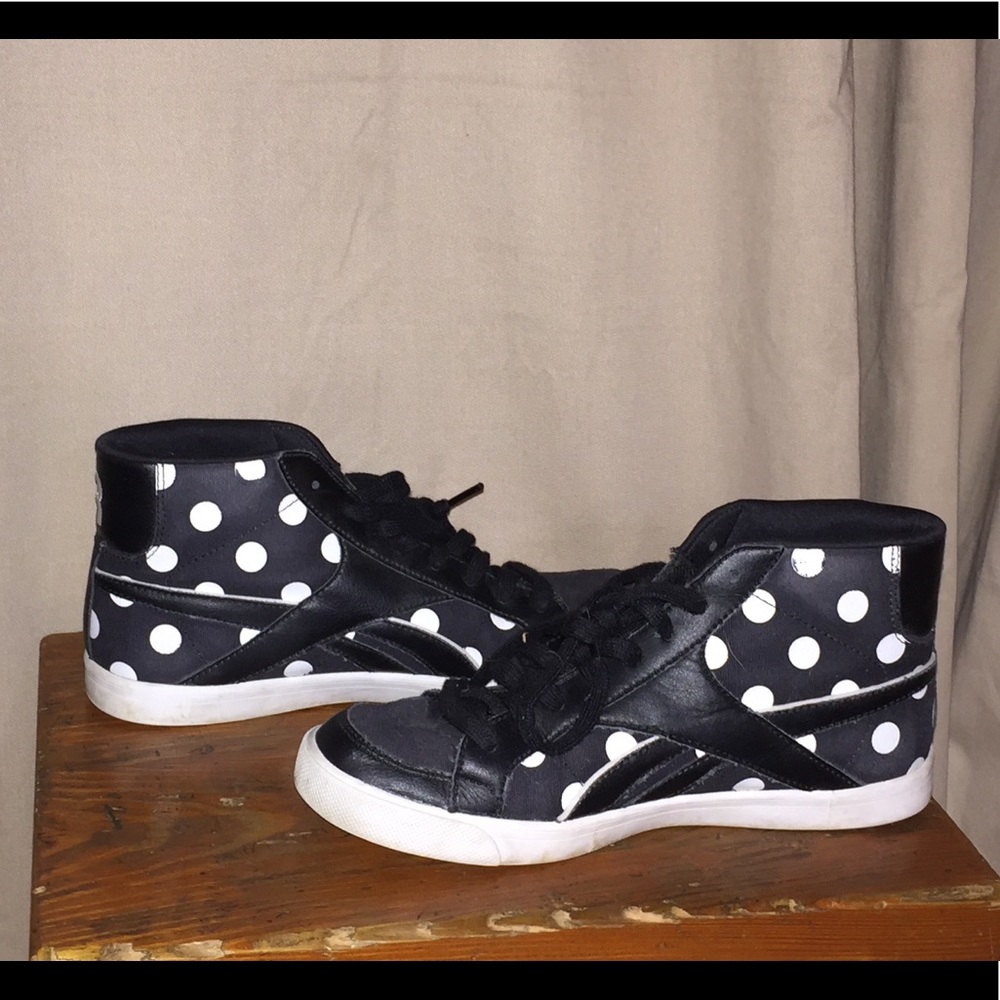 Reebok Polka Dot High Top shoes